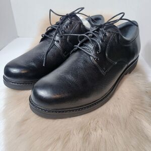Apex LT900 Oxford Black Leather Shoes Size 11.5